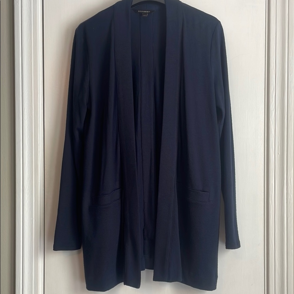 Banana Republic Mid-Length Navy Blue Cardigan XS